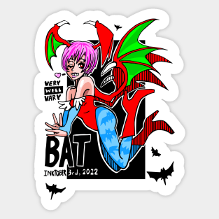 BAT//LILITH (DARK) Sticker